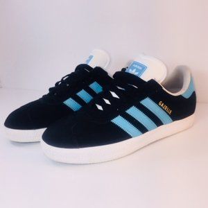 Adidas Womens Gazelle Suede Blue Athletic sz 7